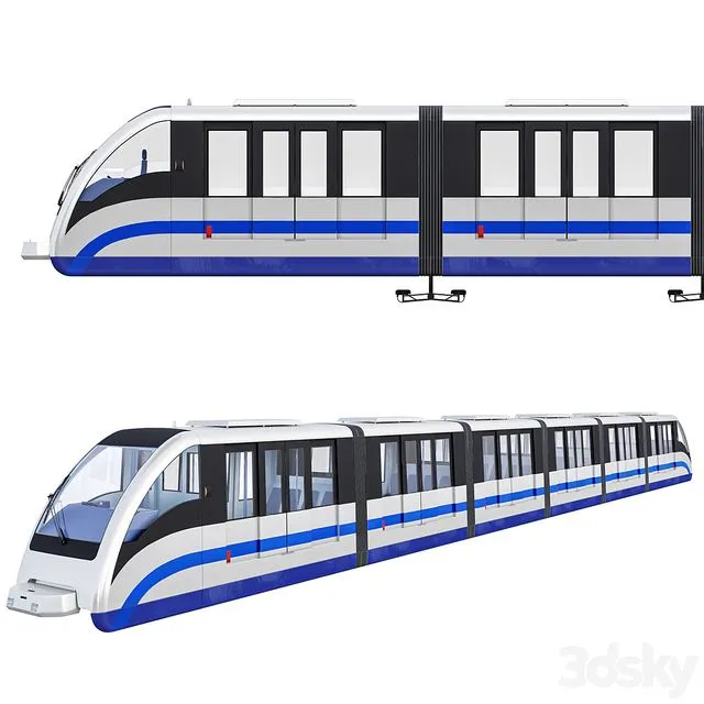 MONORAIL TRAIN 3D Model