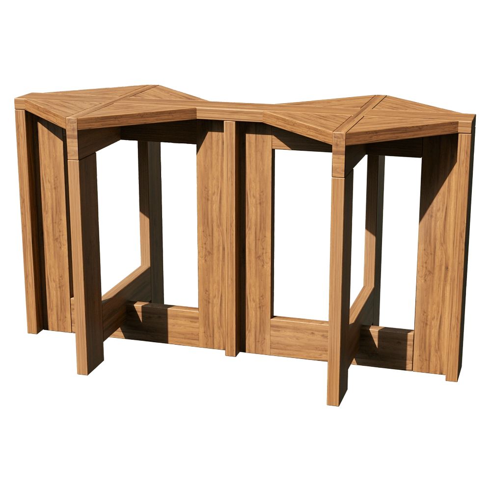 Monotropa – Chair Berber Double Stool 3D Model