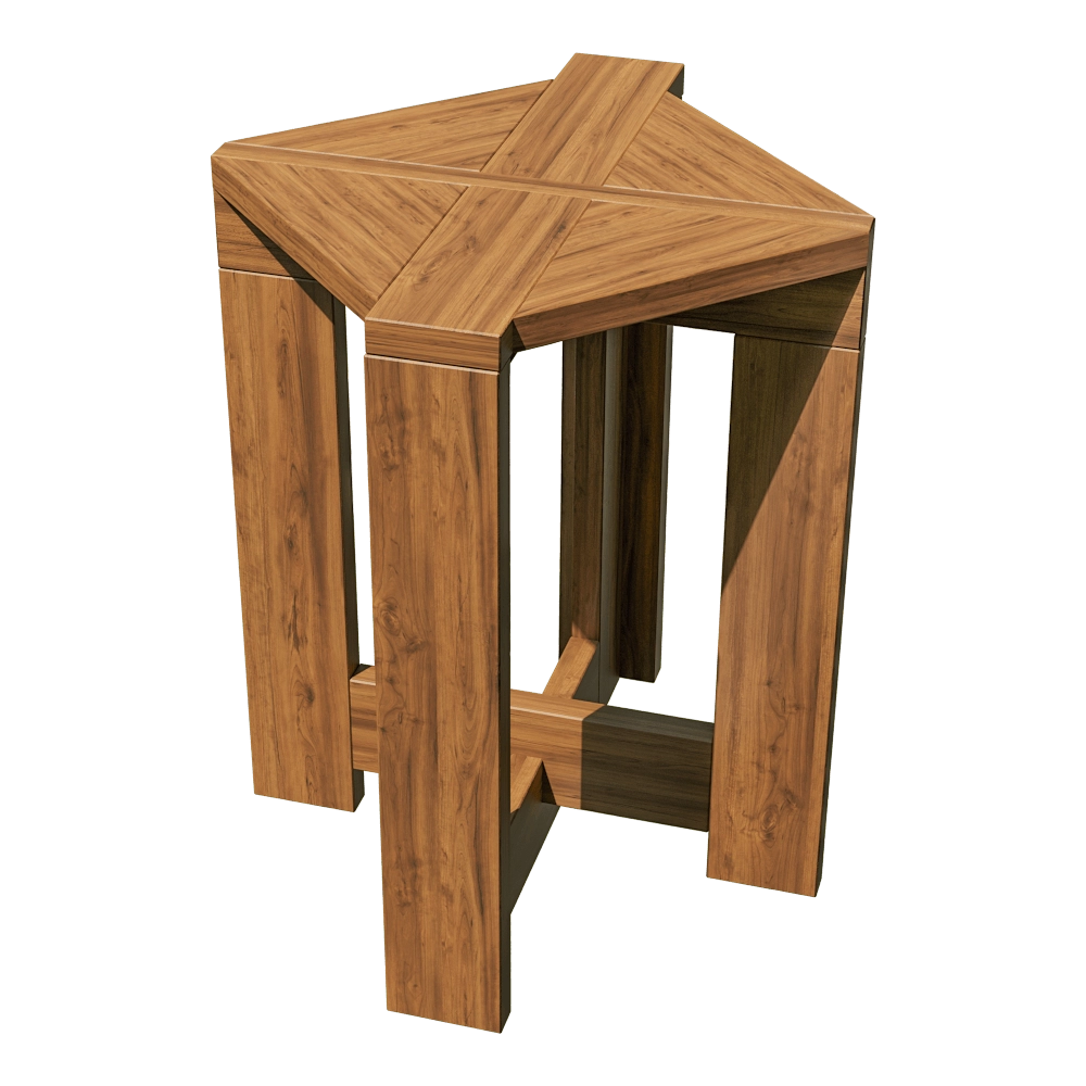 Monotropa – Stool Berber Single 3D Model