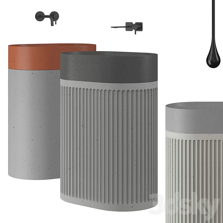 Monro | Floor sink 3D Model