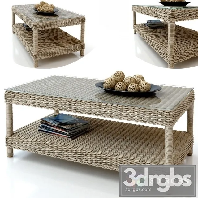 Monroe Dining Table 3D Model Download