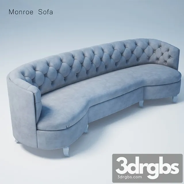 Monroe Sofa 1 3D Model Download Monroe Sofa 1 3D Model Download
