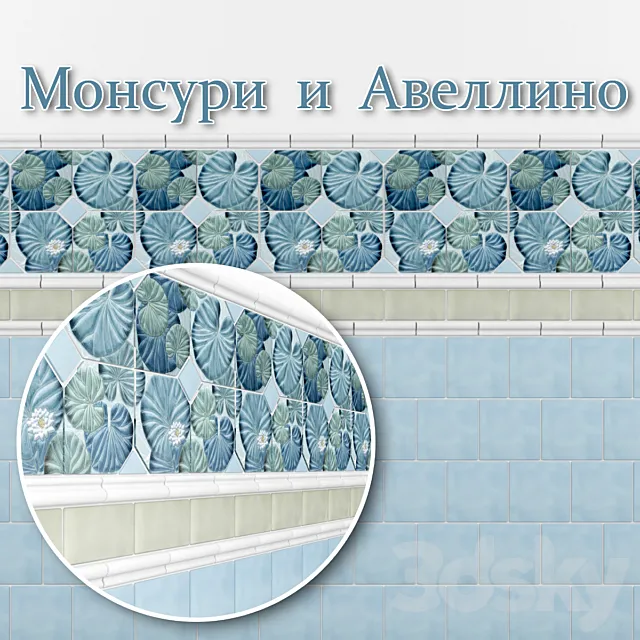 Monsuri and Avellino from Kerama Marazzi 3D Model Monsuri and Avellino from Kerama Marazzi 3D Model