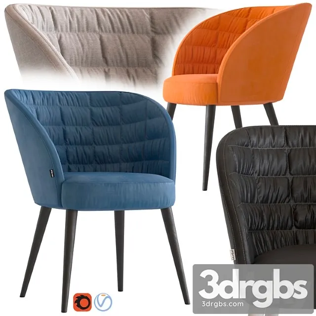 Montbel chair rose 2 3D Model Download Montbel chair rose 2 3D Model Download