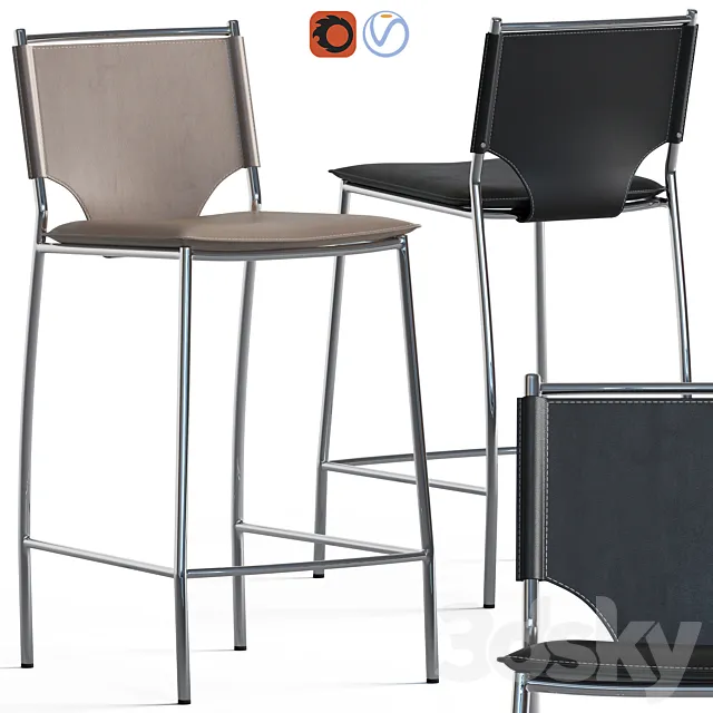 Montcalre Stool 3DModel Montcalre Stool 3DModel