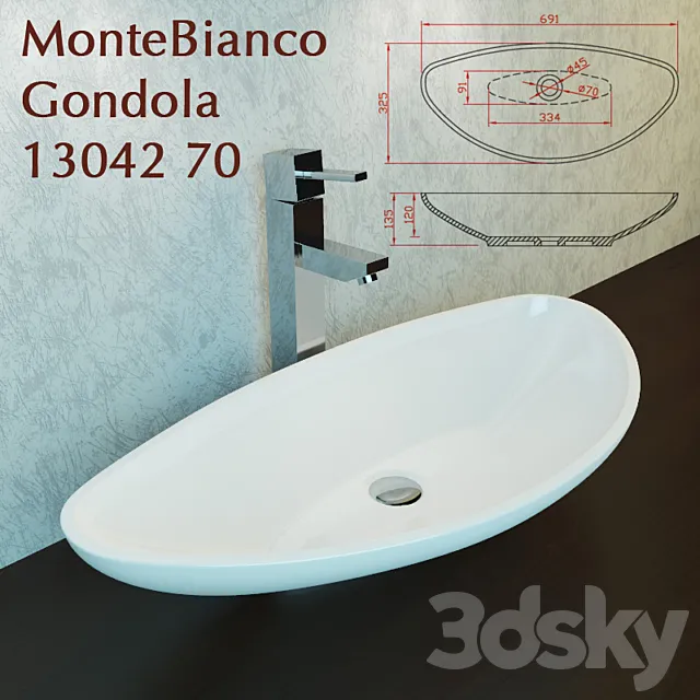 MonteBianco Gondola 3D Model MonteBianco Gondola 3D Model