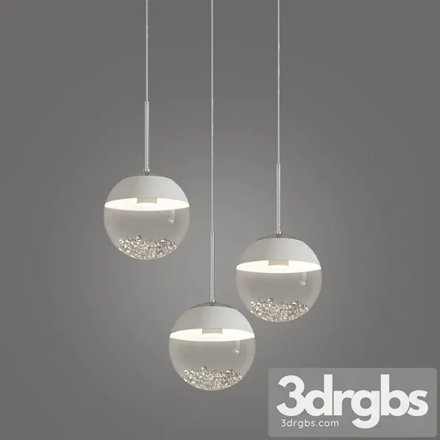 Montefio 3 led linear suspension by eglo 3D Model Download