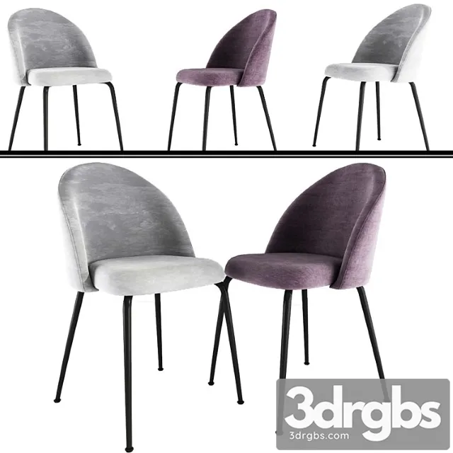 Monterey charcoal dining chair 2 3D Model Download Monterey charcoal dining chair 2 3D Model Download