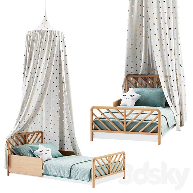 Montessori bed LA REDOUTE 3D Model Montessori bed LA REDOUTE 3D Model