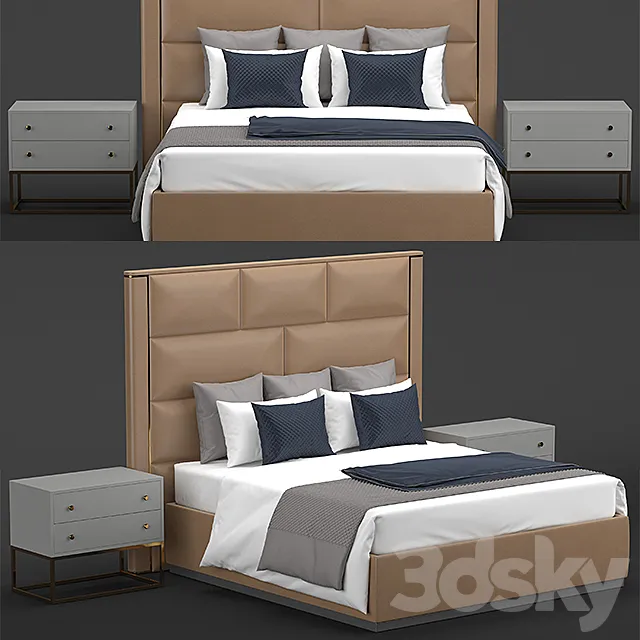montgomery bed 3DModel montgomery bed 3DModel