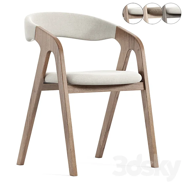 Monti chair by inmyroom 3D Model