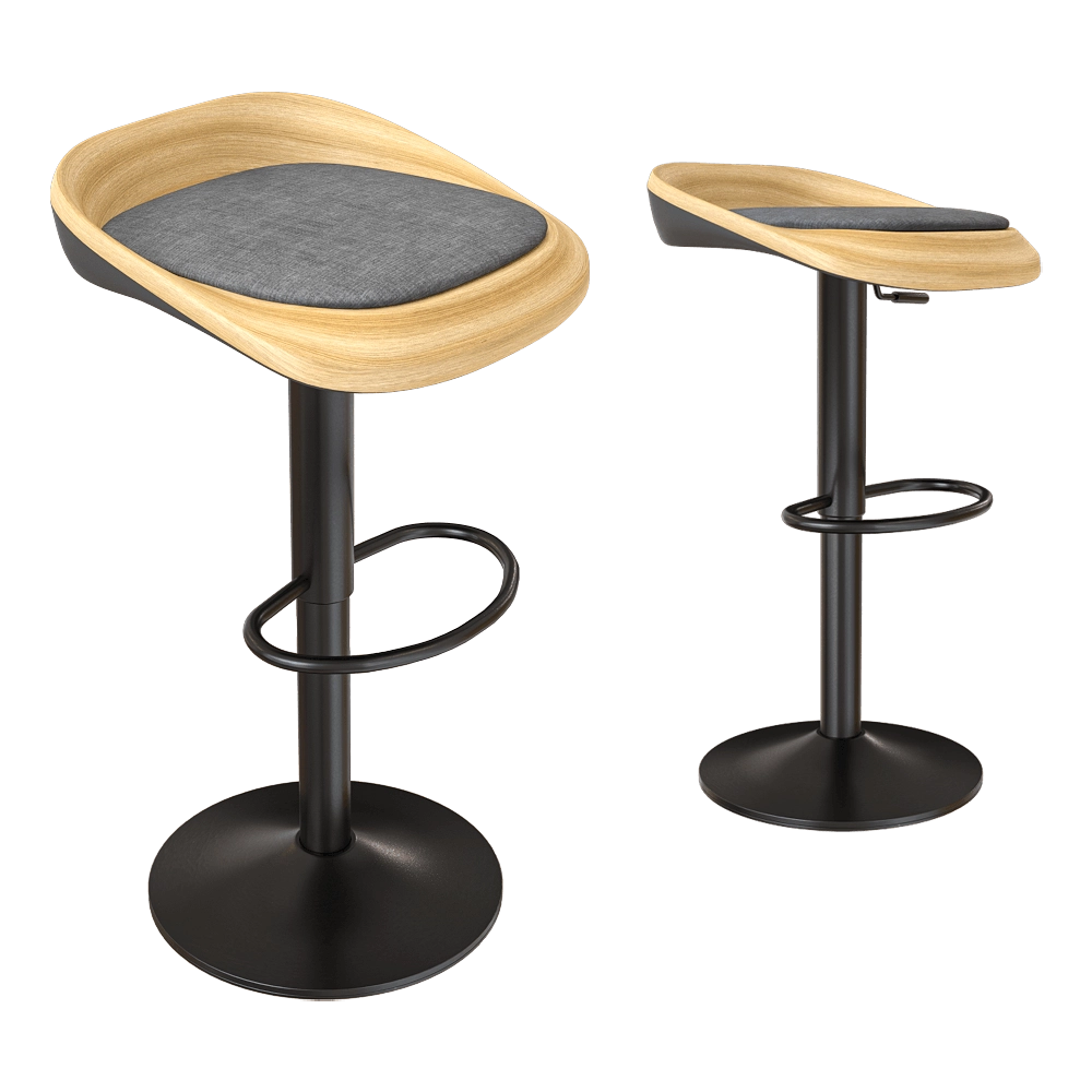 Montly – Bar stool LOU 3D Model Montly – Bar stool LOU 3D Model