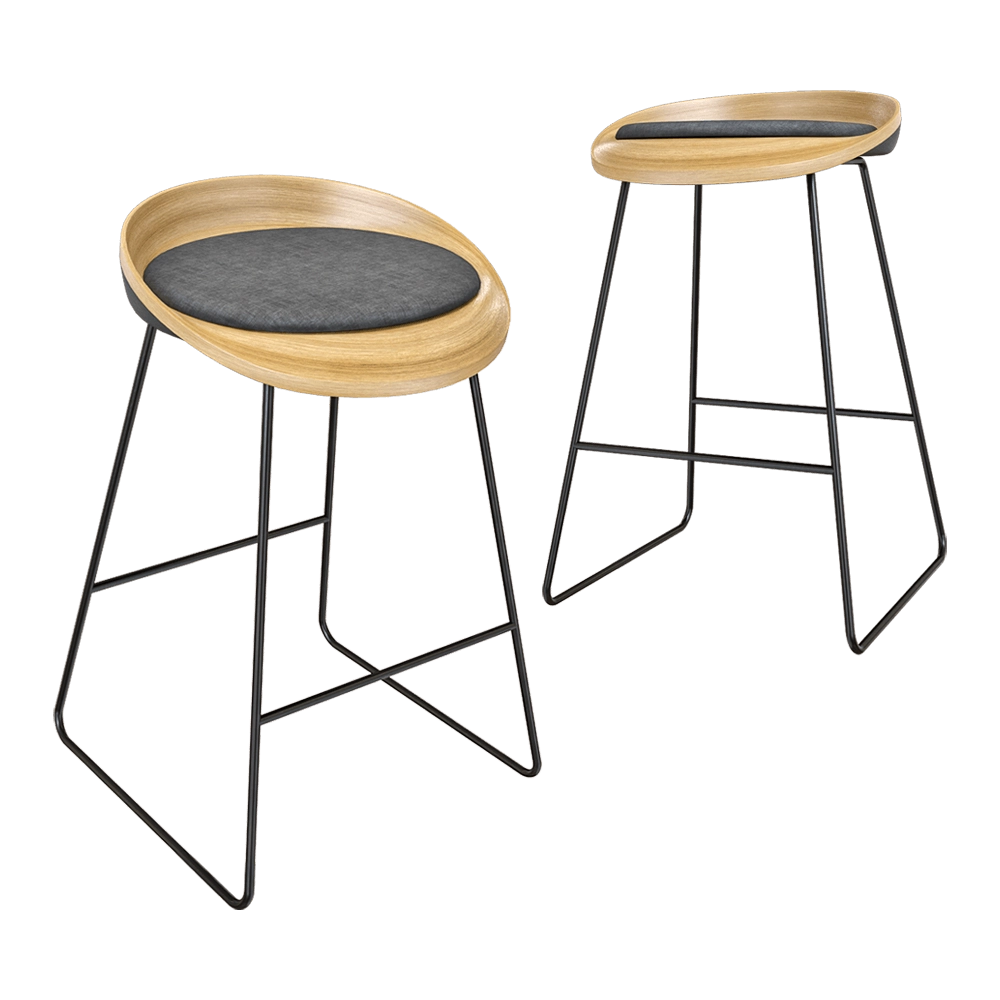 Montly – Bar stool ROE 3D Model Montly – Bar stool ROE 3D Model