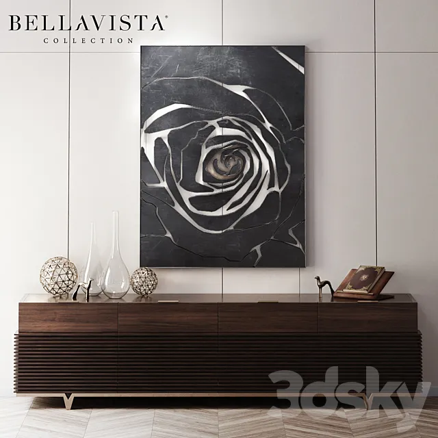 Montmartre Credenza by Bellavista Collection 3DModel Montmartre Credenza by Bellavista Collection 3DModel