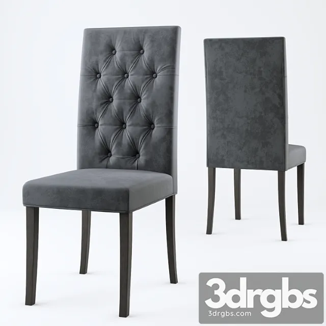 Montrose button back dining chairs 2 3D Model Download Montrose button back dining chairs 2 3D Model Download