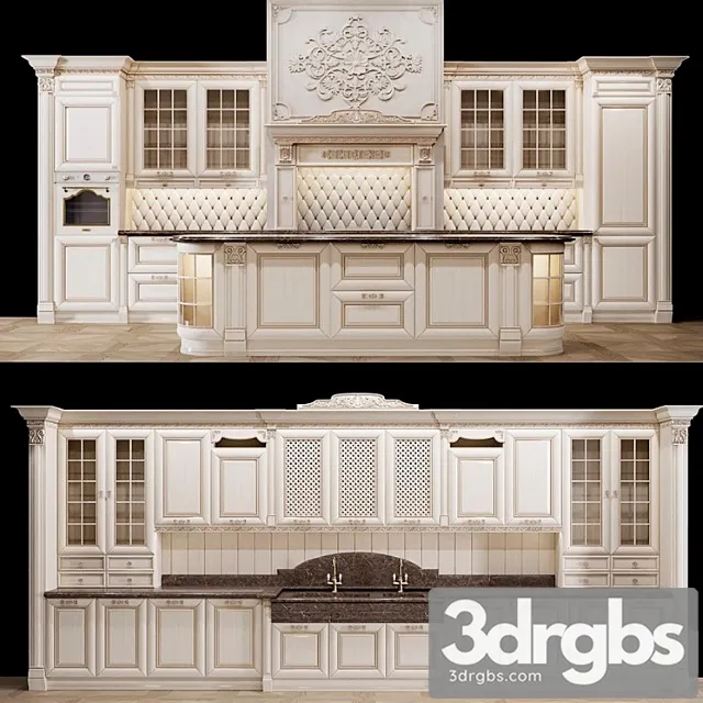 Monza Classic Kitchen 3D Model Download