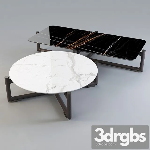 Mood By Flexform Coffee Table Icaro Set 02 1 3D Model Download Mood By Flexform Coffee Table Icaro Set 02 1 3D Model Download