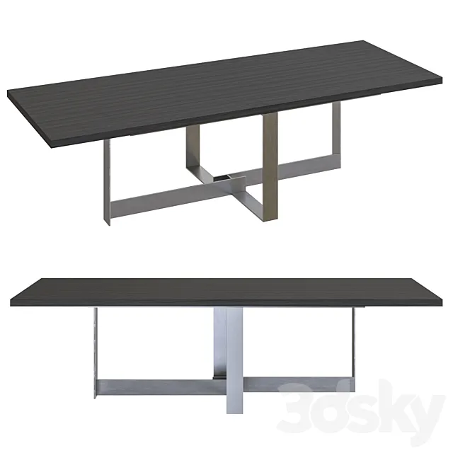 Mood by Flexform JACQUES – dining table 3D Model