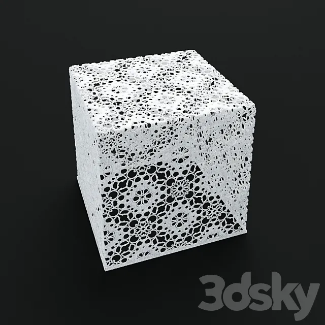 Mooi _ Crochet table 3D Model