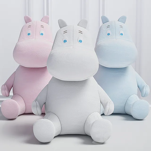 Moomintroll and Snork two 3DModel Moomintroll and Snork two 3DModel