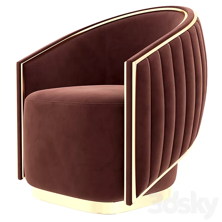 Moon berger chair 3D Model Moon berger chair 3D Model