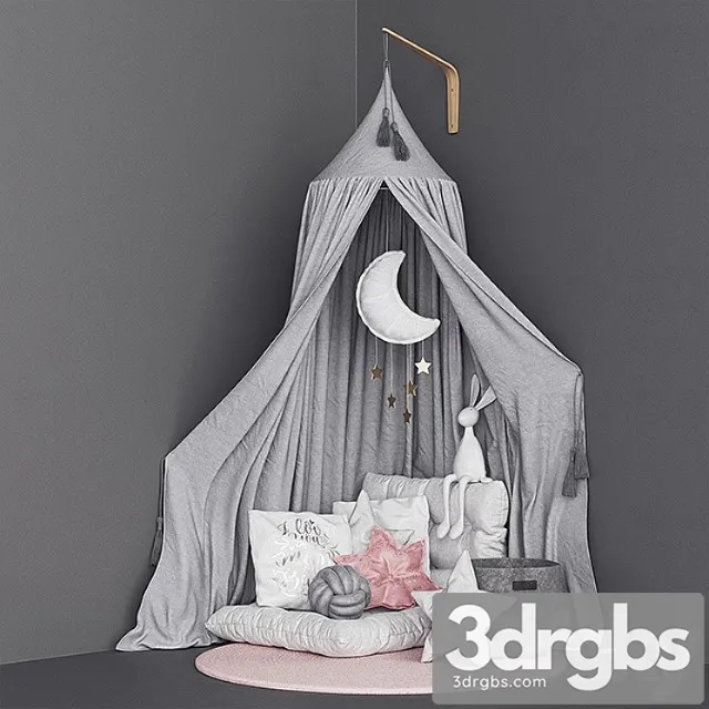 Moon Canopy Set 3D Model Download