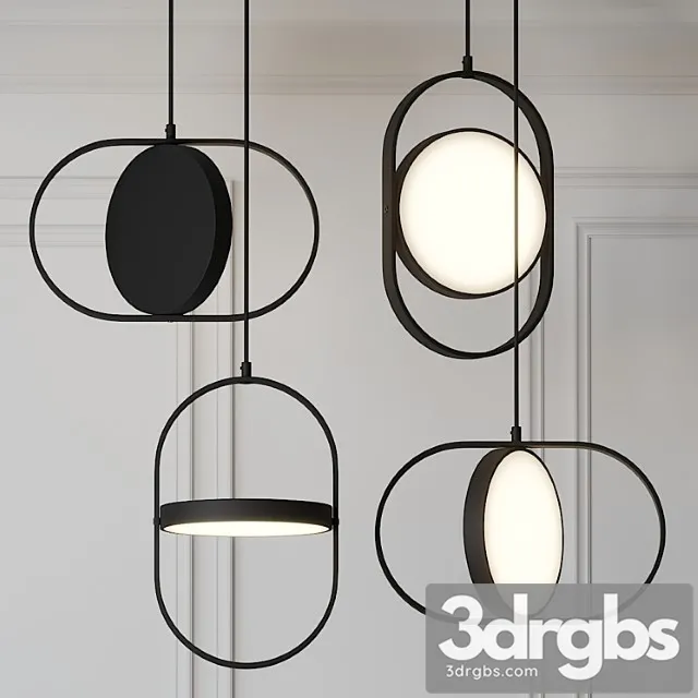 Moon-inspired pendant light by elina ulvio 3D Model Download