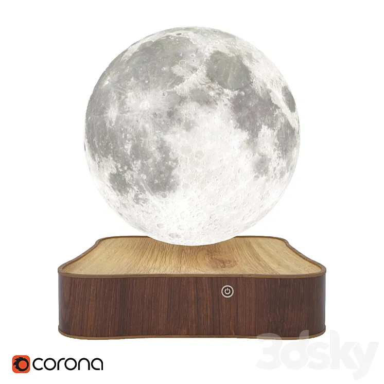 Moon lamp 3D Model Free Download Moon lamp 3D Model Free Download