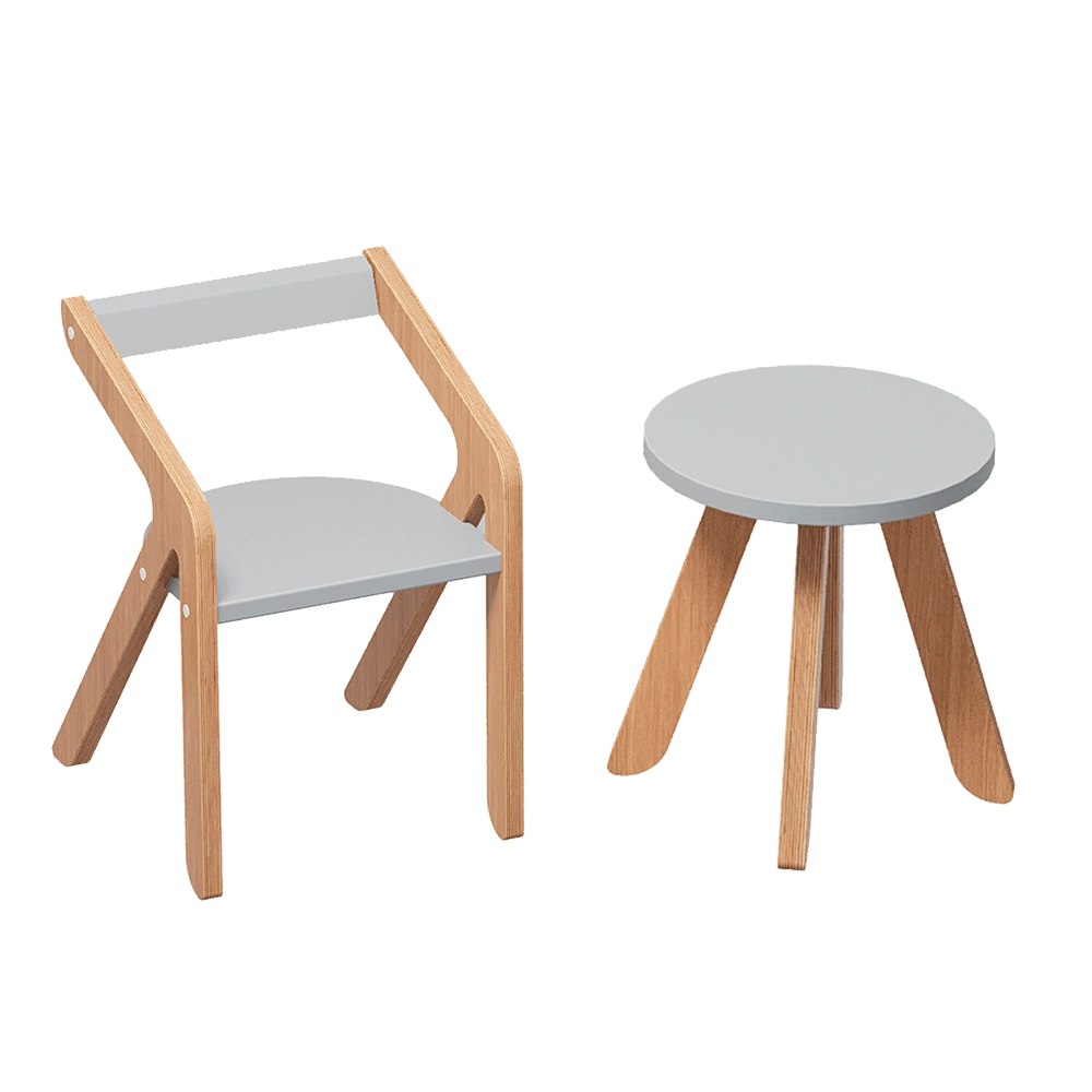 Moonk – Malevich chair and pedestal S and M 3D Model