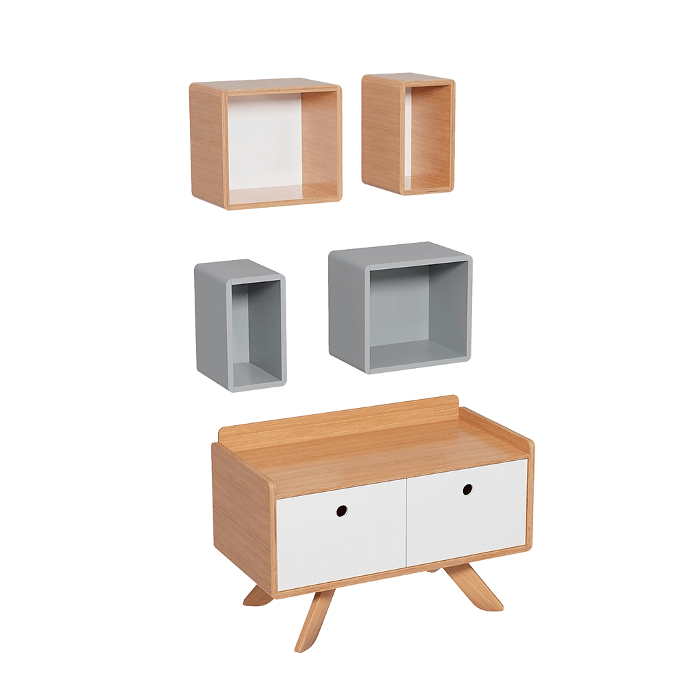 Moonk – Markes chest of drawers and shelves 3D Model Moonk – Markes chest of drawers and shelves 3D Model