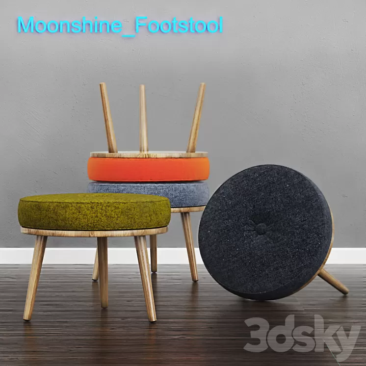 Moonshine_Footstool 3D Model