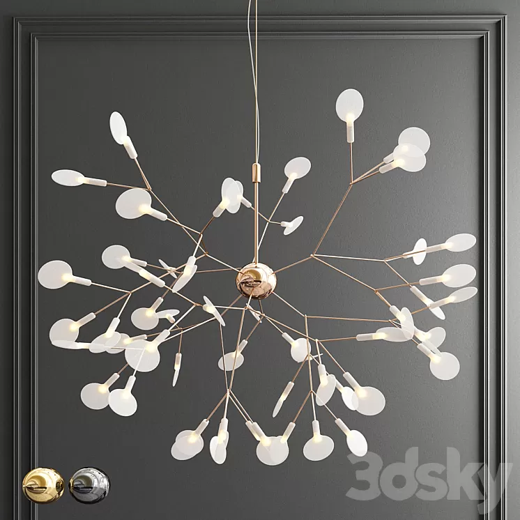 Moooi 54-lights Chandelier D = 95cm 3D Model Moooi 54-lights Chandelier D = 95cm 3D Model