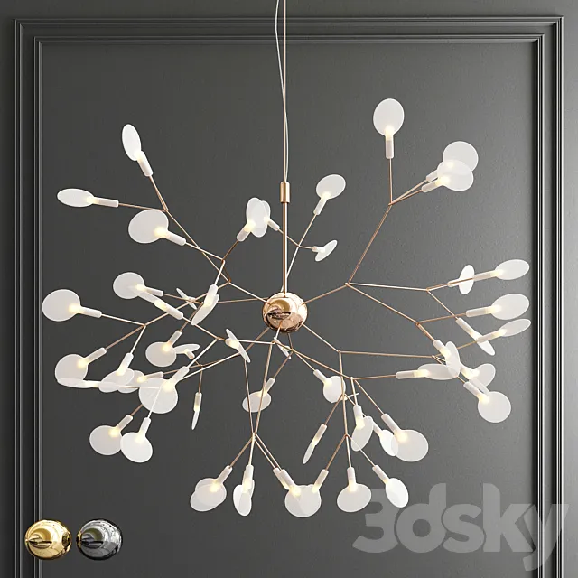 Moooi 54-lights Chandelier D = 95cm 3DModel Moooi 54-lights Chandelier D = 95cm 3DModel