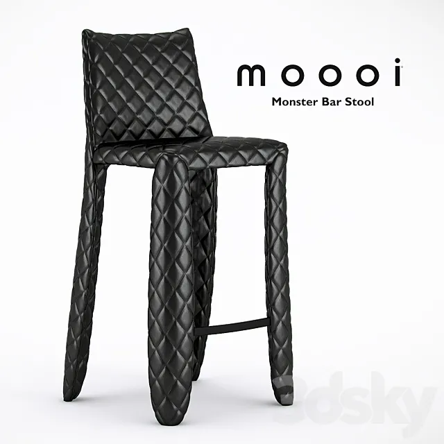 Moooi _ Monster Bar Stool 3DModel Moooi _ Monster Bar Stool 3DModel