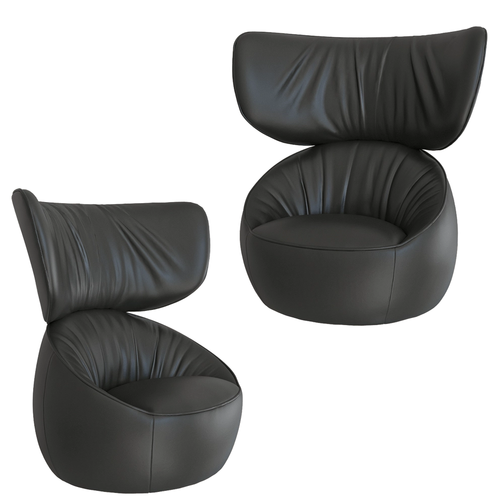 Moooi – Armchair Hana 3D Model Moooi – Armchair Hana 3D Model