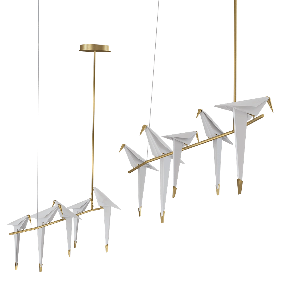 Moooi – Chandelier Heracleum Perch Light Branch 3D Model Moooi – Chandelier Heracleum Perch Light Branch 3D Model