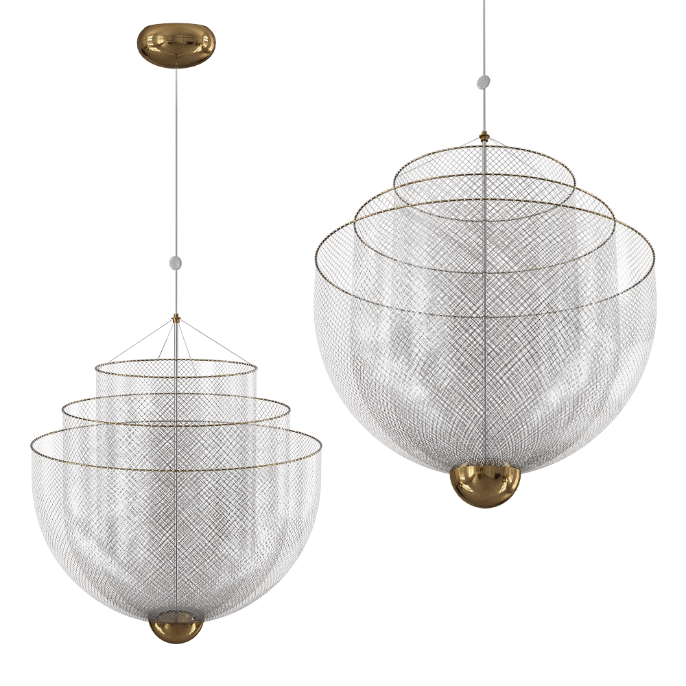 Moooi – Chandelier Meshmatics 3D Model Moooi – Chandelier Meshmatics 3D Model