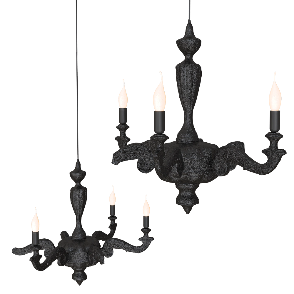 Moooi – Chandelier Smoke 3D Model Moooi – Chandelier Smoke 3D Model
