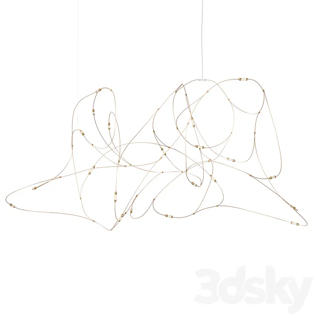 Moooi flock of light 3D Model Moooi flock of light 3D Model