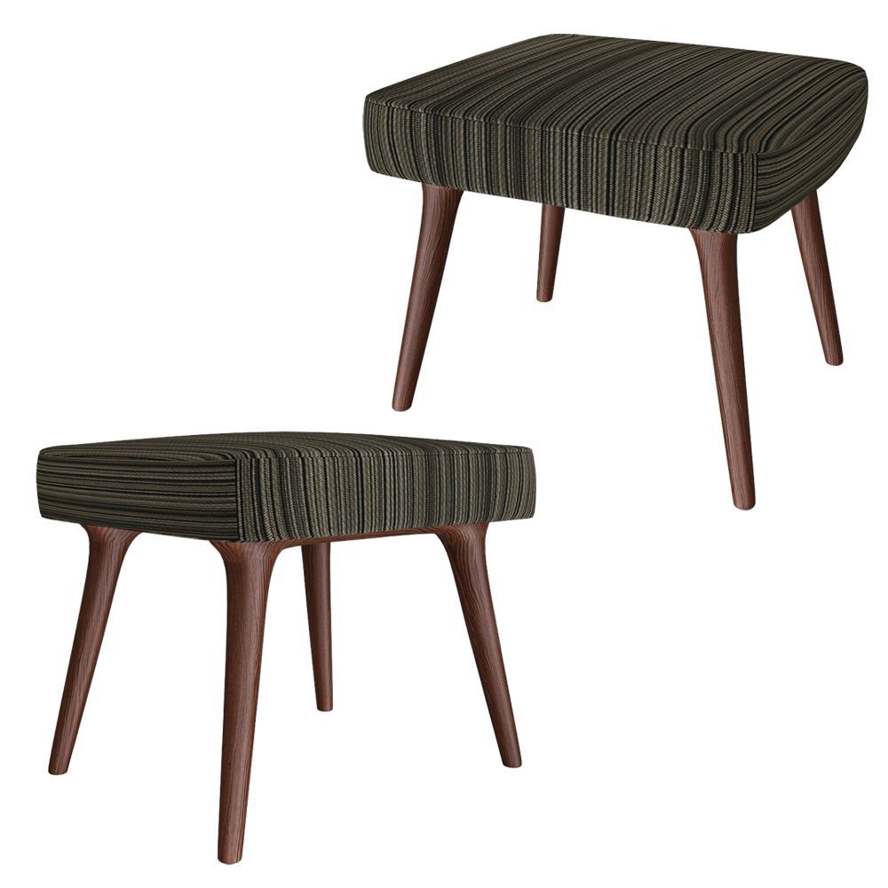 Moooi – Footstool Zio 3D Model Moooi – Footstool Zio 3D Model