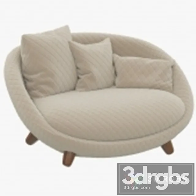 Moooi Love Armchair 3D Model Download Moooi Love Armchair 3D Model Download