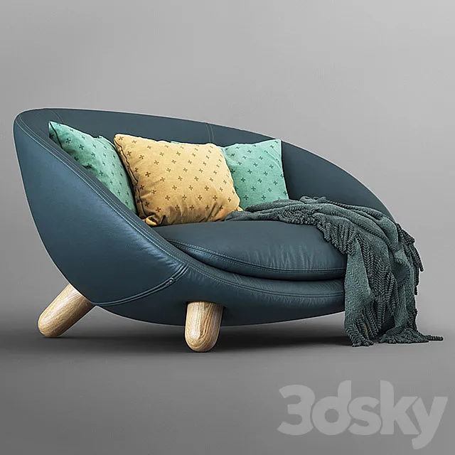 Moooi Love Sofa 3D Model Moooi Love Sofa 3D Model