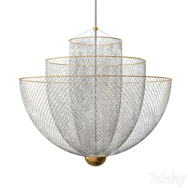 Moooi Meshmatics Chandelier 3D Model