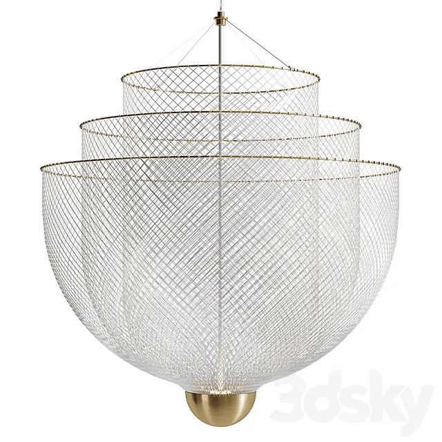 Moooi Meshmatics Chandelier Small 3D Model