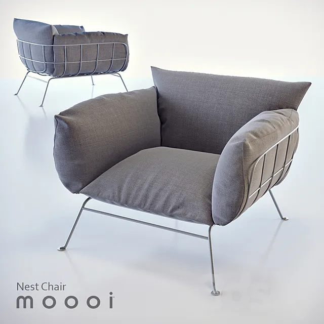 Moooi Nest Chair 3D Model