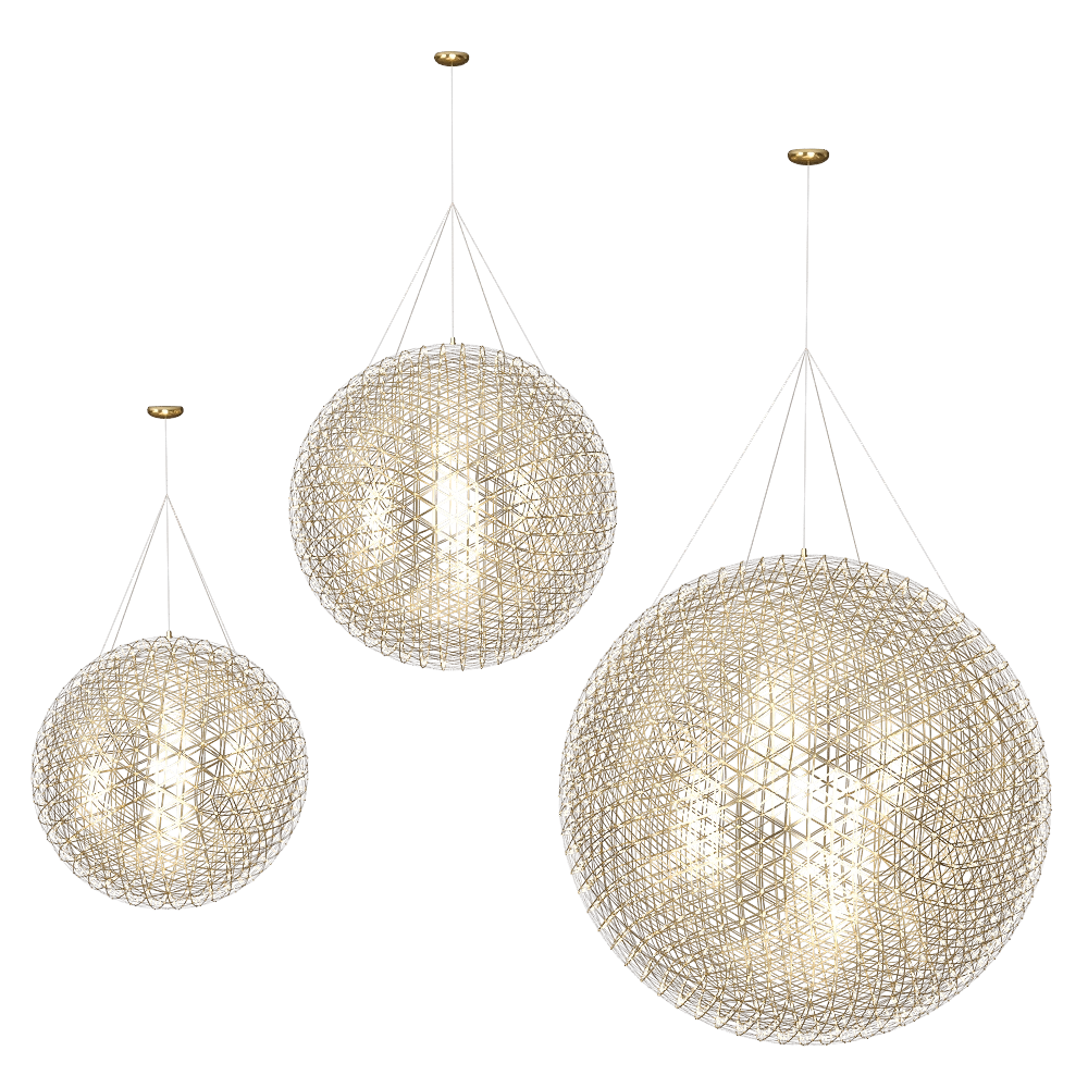 Moooi – Pendant lamp Raimond II R127-R163-R199 3D Model Moooi – Pendant lamp Raimond II R127-R163-R199 3D Model