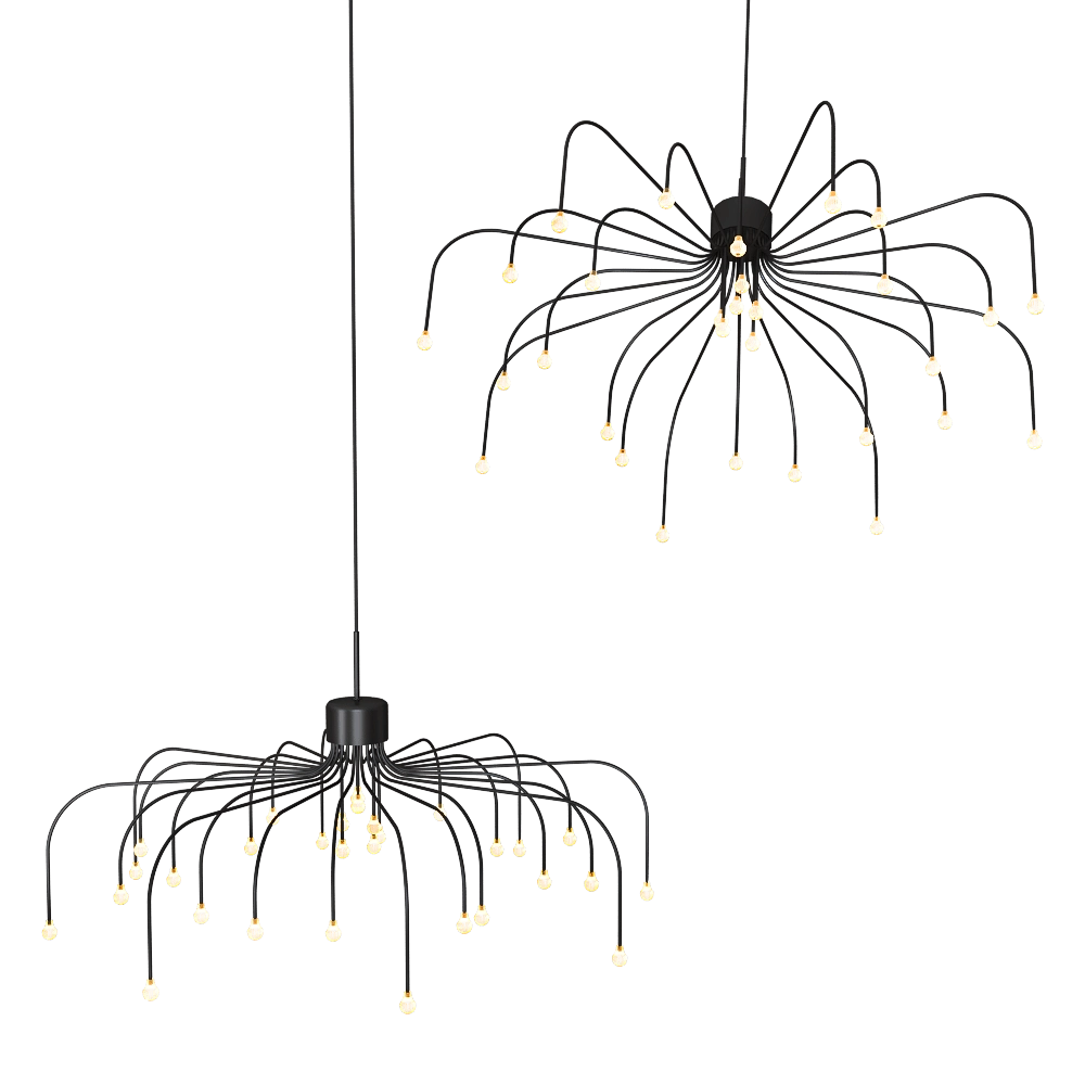 Moooi – Pendant lamp Starfall 3D Model Moooi – Pendant lamp Starfall 3D Model