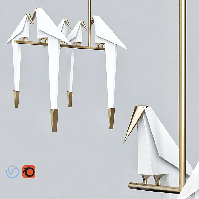 Moooi Perch Light Branch Grande 3DModel Moooi Perch Light Branch Grande 3DModel