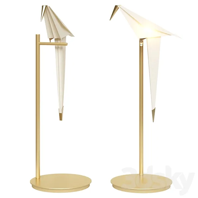 Moooi Perch Light Table 3D Model Moooi Perch Light Table 3D Model