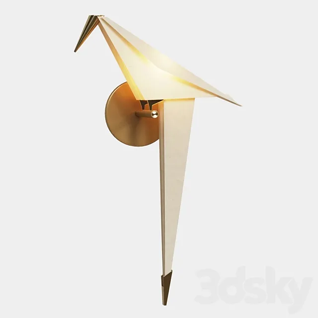 Moooi Perch Wall Lamp 3D Model